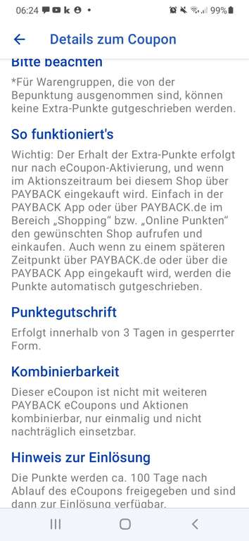 Wow TV Payback 1500 extra Punkte
