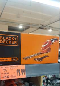 Lokal: Black & Decker GSBD 700-QW Strauch- Und Grasschere 7,0 V, Mit 1 Akku und andere