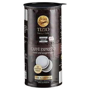 Aldi Süd: 20 Kaffeepads der Eigenmarke, "Crema" oder " Espresso" verfügbar, Preis des einzelnen Pad: 5Cent , ab 10.01.22