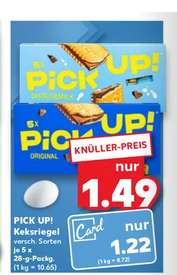 [KAUFLAND] PICK UP Keksriegel 5x28 g Packg. für 0,99€/Stück durch Coupon
