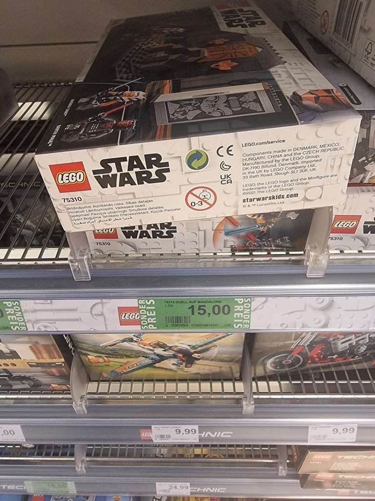 Lokal : Bad Oeynhausen City Rossmann LEGO Star Wars - Duell auf Mandalore (75310) für 15 €