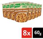 [Prime-Sparabo] 8× Knorr Pasta Snack Gulasch-Sauce leckere Instant Nudeln 60 g