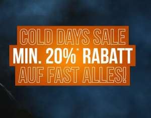 Cold Days Sale - mind. 20% Rabatt - auf fast alles! [+CB möglich] z.B. Techfit Tight Schwarz