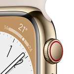 Amazon ES Apple Watch 8 GPS Cellular Gold Edelstahl 45 mm