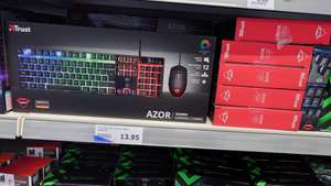 [ACTION][OFFLINE] Trust Gaming GXT 838 Azor Gaming Tastatur und Maus Set, Deutsches QWERTZ Layout, LED Beleuchtung