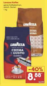 Lavazza Kaffebohnen für 8,88€ bei Netto