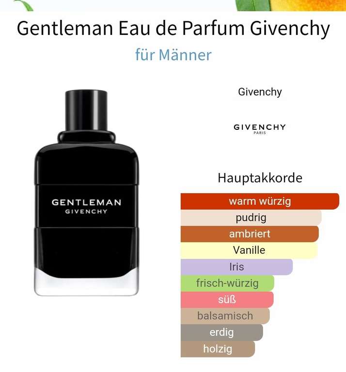(Amazon) Givenchy Gentleman Eau de Parfum 100ml