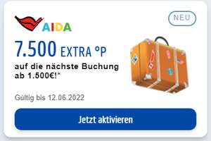 [Payback] AIDA 7500 Extrapunkte bei 1.500€ MBW (= 5% Cashback) [ggf. personalisiert]