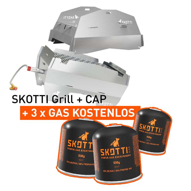 [Sommer Deal] Skotti Grill diverse Bundel reduziert Gas Kohle Grill