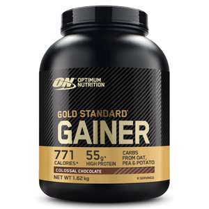 Optimum Nutrition ON Gold Standard Gainer, Mass Gainer Protein Pulver, Chocolate, 1,62 kg [PRIME/Sparabo]