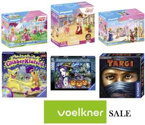 [Voelkner] SALE Spielzeug Brettspiele Sammeldeal (25), z.B. Playmobil Princess Starter Pack Prinzessinnengarten 70819