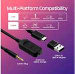[HP] HyperX Cloud III Wired Gaming Headset in Schwarz oder Schwarz/Rot (53-mm-Treiber, Rauschunterdrückung, 3,5 mm, USB-A/C) | mit CB 67,89€