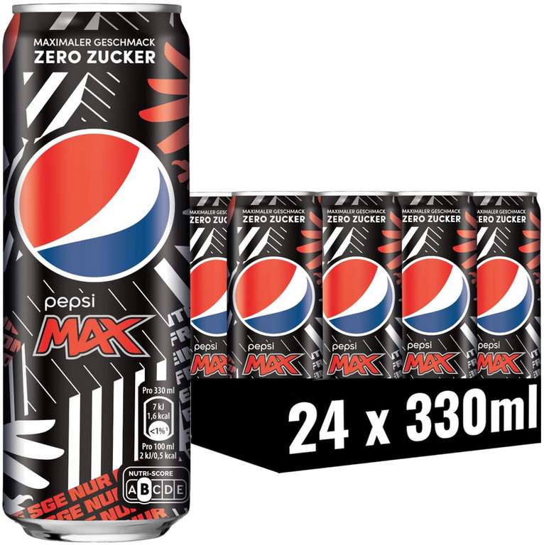 Jawoll: 24x0,33l Dose Pepsi Max Eintracht Frankfurt Edition, Dose umgerechnet~28Cent, Literpreis: 86Cent,ab 27.02.
