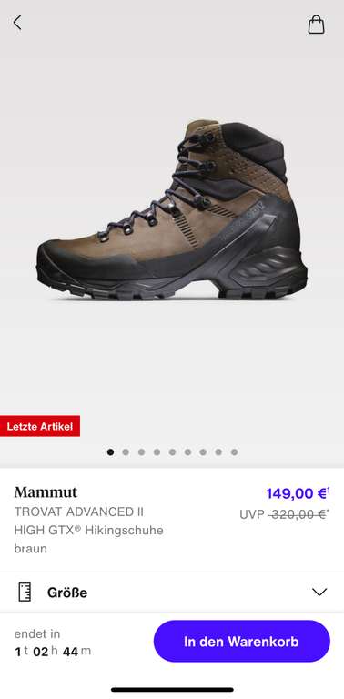 Mammut Trovat Advanced II High GTX