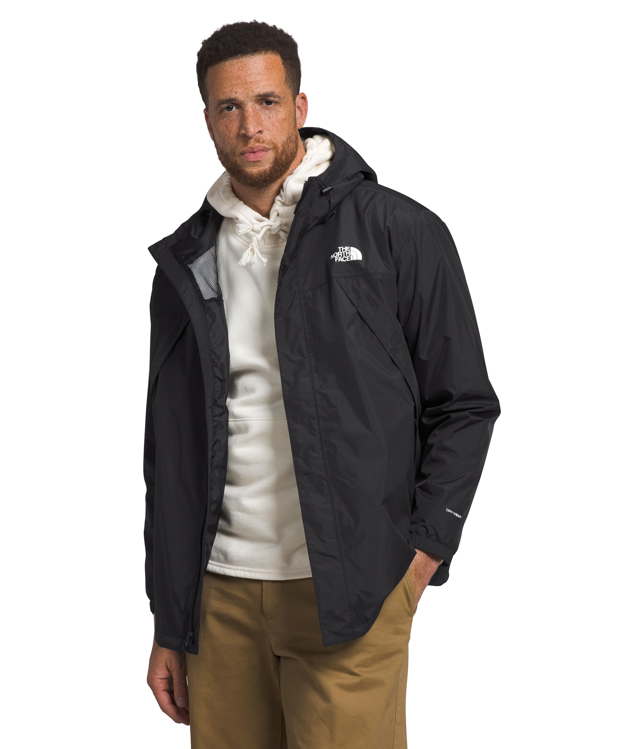 THE NORTH FACE ANTORA Jacke 2025 schwarz (Leichte & wasserdichte DryVent Shelljacke)
