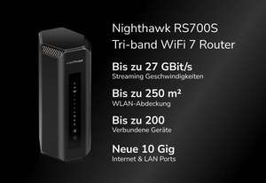 Netgear WiFi 7 WLAN 7 Router mit 10% Gutschein - Bestpreis