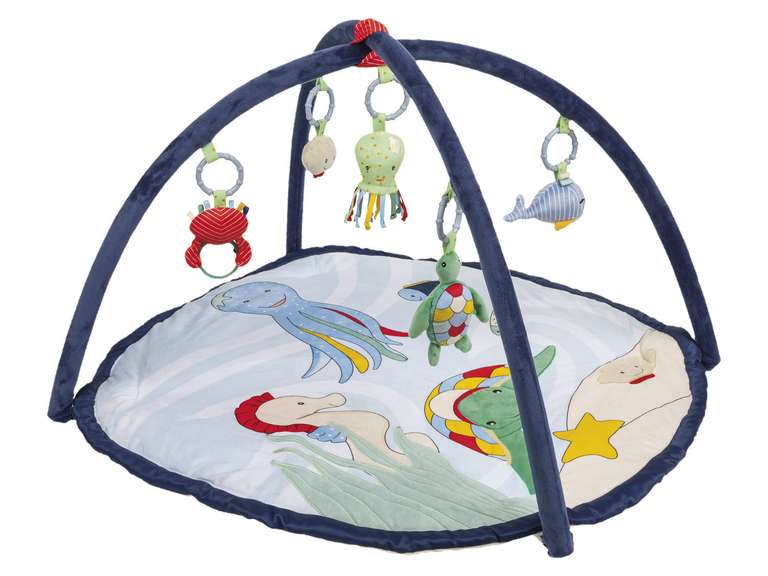 lupilu Baby Activity-Decke, mit Rassel, Knisterfolie und Spiegel