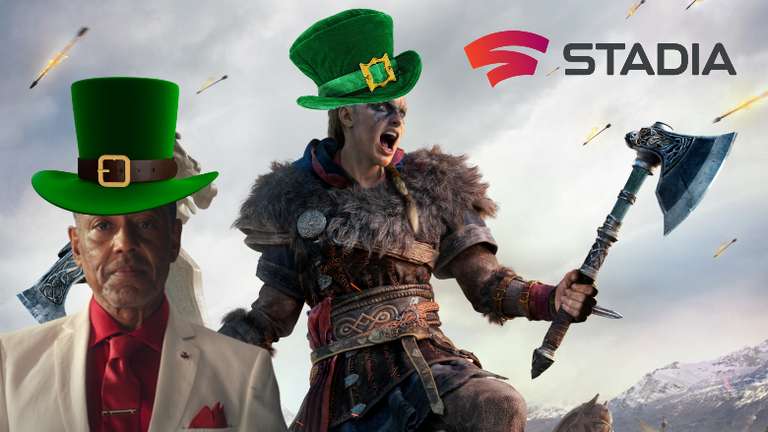[Stadia+Stadia Pro] St. Patrick`s Day-Ubisoft Sale mit Assasin's Creed, Immortals Fenyx Rising, RAINBOW SIX: EXTRACTION