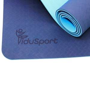 FiduSport Yogamatte | 3 Farben, TPE, 183x61x0.6cm, 840g