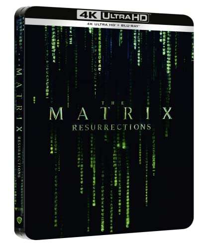 [Amazon IT] The Matrix Resurrections 4K Steelbook MIT Deutschen Ton auf 4K Disc!