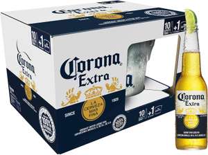 Corona Extra 10er-Pack inkl. Eiseimer 15,19€/ Corona Extra Premium Lager Dosenbier, (24 X 0.33 l) 15,99€ (Spar-Abo Prime)