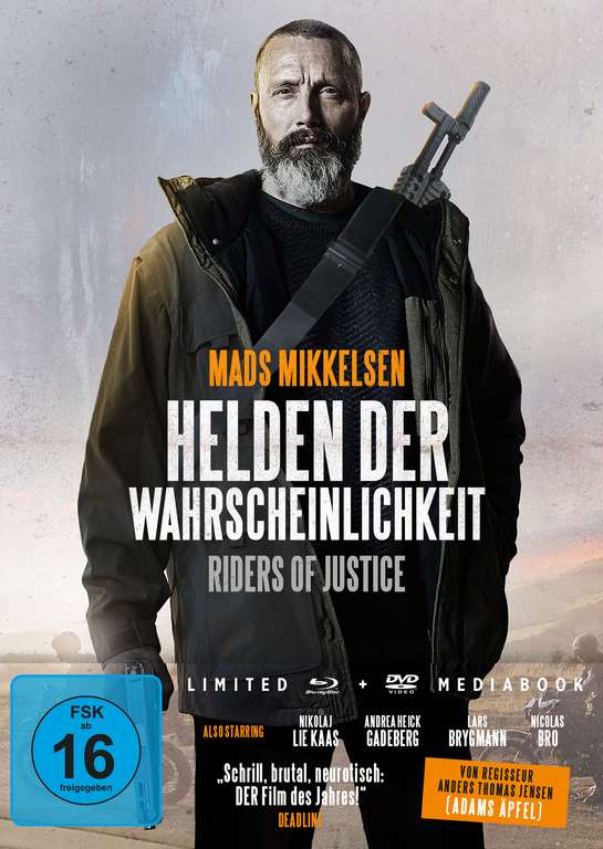 Helden der Wahrscheinlichkeit - Riders of Justice [Blu-ray + DVD] 2-Disc Mediabook (Müller Abholung)
