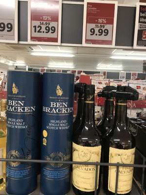 (offline bundesweit) Ben Bracken LIDL Filialen Highland Scotch Whiskey Single Malt 40% 0,7l