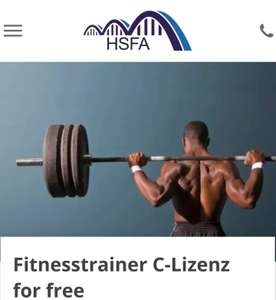 [HSFA] Fitnesstrainer C-Lizenz, wieder kostenfrei HSFA
