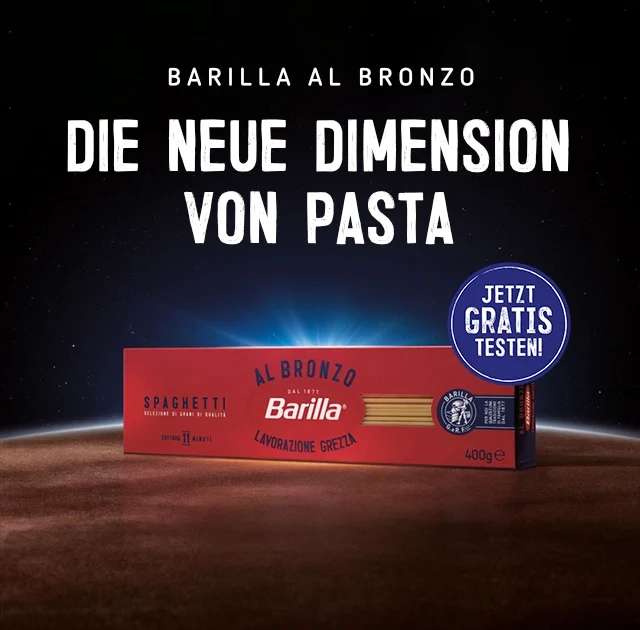 Barilla Al Bronzo Pasta Gratis Testen [GzG]