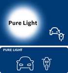 Bosch Pure Light Fahrzeug Innenbeleuchtung - 12 V 1,2 W W2x4,6d - 2 Stücke (Prime)