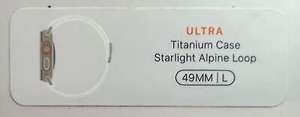 [eBay] Apple Watch Ultra GPS + Cellular, 49 mm Titangehäuse Farbe: Starlight - Apline L