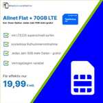 Klarmobil Sim Only Allnet/SMS Flat 30GB LTE bis 100Mbit/s für 14,99€/Monat | O2 Mobile L Sim Only Allnet/SMS Flat 70GB für 19,99€/Monat