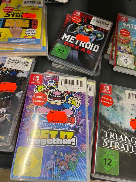 Nintendo Switch Spiele Ausverkauf Real Saarlouis zb Metroid Dread