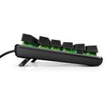 HP Pavilion Gaming-Tastatur 800 (QWERTZ-DE) | USB 2.0, 4-Zonen-LED-Beleuchtung, abnehmbare Handballenauflage, rote mechanische Schalter