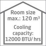[Ebay] KOENIC KAC 3352 Mobiles Klimagerät 12000 BTU Weiß (Max. Raumgröße: 120 m³, EEK: A)