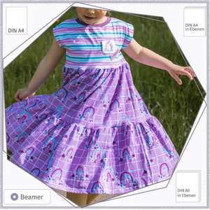 [GRATIS Schnittmuster] kostenloses E-Book für ein Kinderkleid