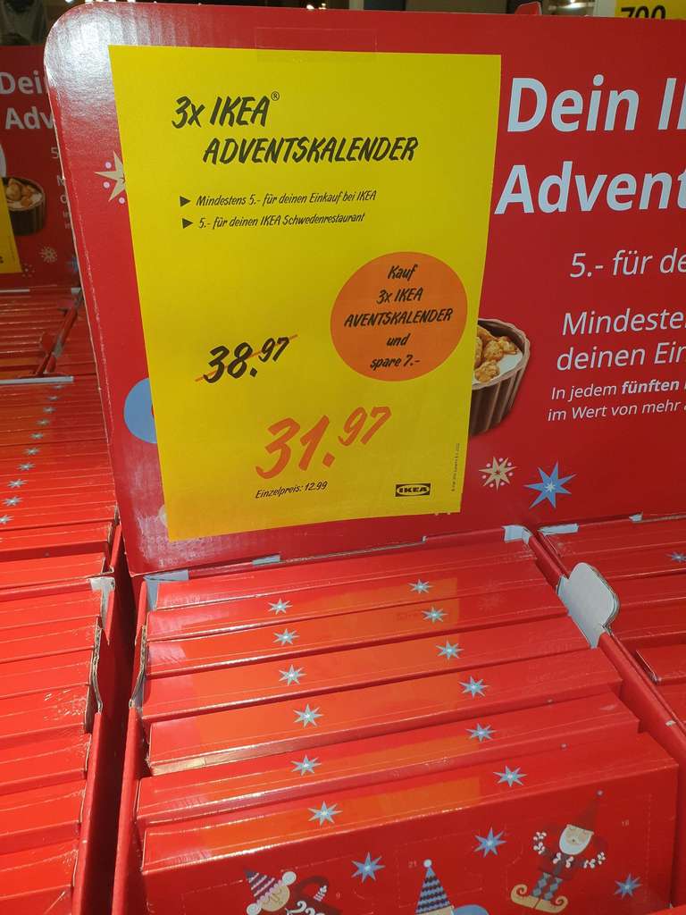 Hannover Ikea Adventskalender- 3 für 31.97