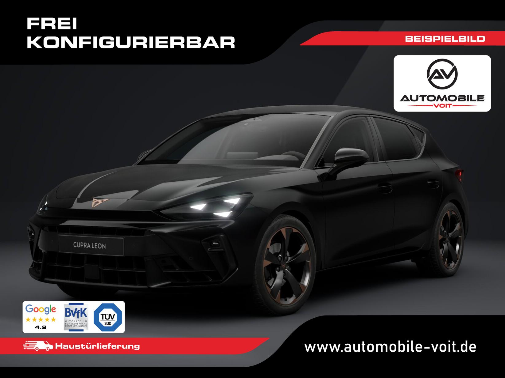 CUPRA Leon Edge /150PS/ 5J. Garantie | auch mit DSG oder als VZ | ACC/KESSY/LED/3Z. KLIMA/KAMERA/SHZ/ALARMfrei konfigurierbar (EU Neuwagen)