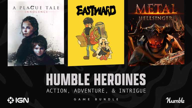 Humble Heroines: Action, Adventure, & Intrigue Bundle - Metal: Hellsinger, A Plague Tale: Innocence, Scars Above, Chorus ab 9,21€ (Steam)