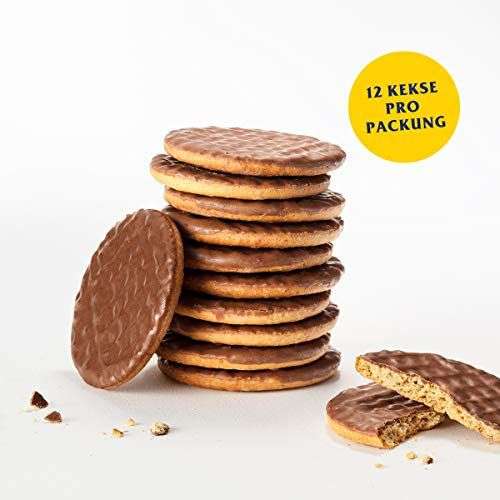 Amazon Prime Spar-Abo: 200g ( 12 Kekse) Mc Vitie's Digestives , mit Schokoladenüberzug , Vollkorn