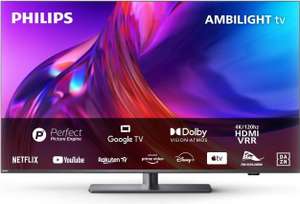 Philips 43PUS8808/12 Fernseher (43", UHD, VA, 120Hz, ~470nits, 2x HDMI 2.1 & 2x 2.0, 3-seitiges Ambilight, Google TV)