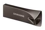 [prime] Samsung USB-Stick Typ-A BAR Plus (MUF-12BE4/APC), 128 GB, 400 MB/s Lesen, 60 MB/s Schreiben, USB 3.1 Flash Drive, Titan Gray