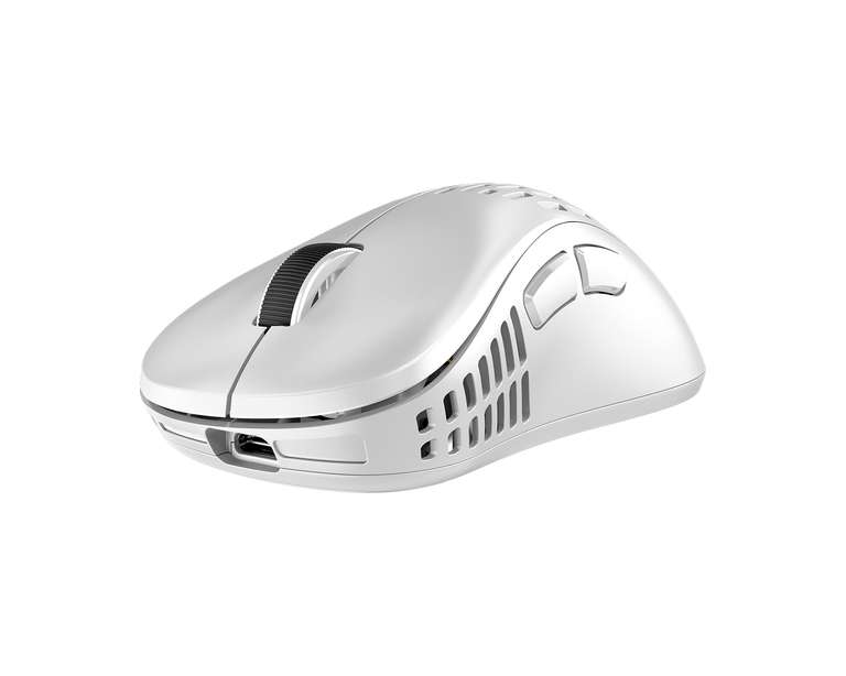 PULSAR Xlite Wireless v2 Mini Gaming Maus - White, schwarz und pink