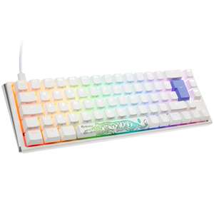 Ducky One 3 Classic Pure White SF Gaming Tastatur, RGB LED - MX-Brown