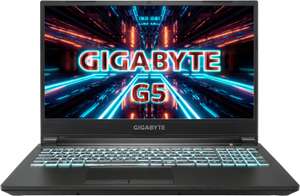 GIGABYTE G5 Gaming Notebook | 15.6" FHD IPS | Intel i5-11400H | RTX 3050 Ti 75W | 144 Hz | 512 GB SSD | 16 GB RAM | DOS