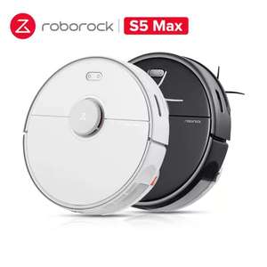 Roborock S5 Max - Staubsauger Roboter mit Wischfunktion; 2000Pa Leistung, Zeitplan, Echtzeit-Raumkarten, für 282,86€ inkl Versand aus der EU