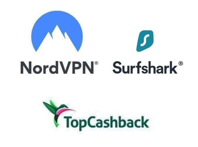[TopCashback] NordVPN und Surfshark VPN je 100% Cashback auf den Nettopreis(Neukunden)