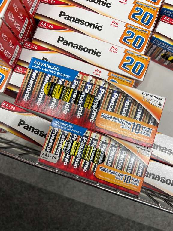 [Filialabholung] Panasonic AA oder AAA x20 Batterien