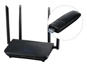 Zyxel NBG7510 WLAN-Router und -Adapter