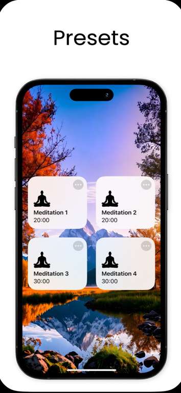 [iOS AppStore] Meditate - Meditation Timer